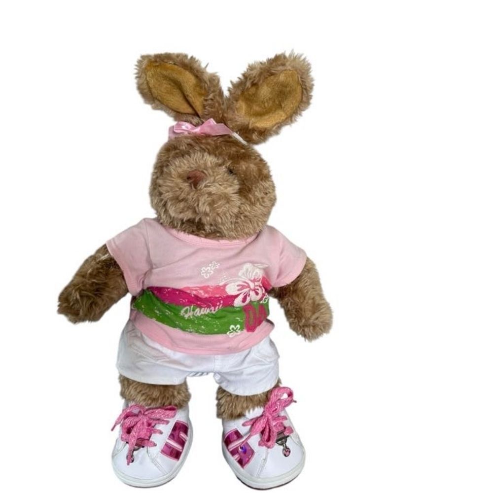 Build a Bear Rabbit Bunny Easter Wire Ears Skechers Shoes Shirt Shorts Plush